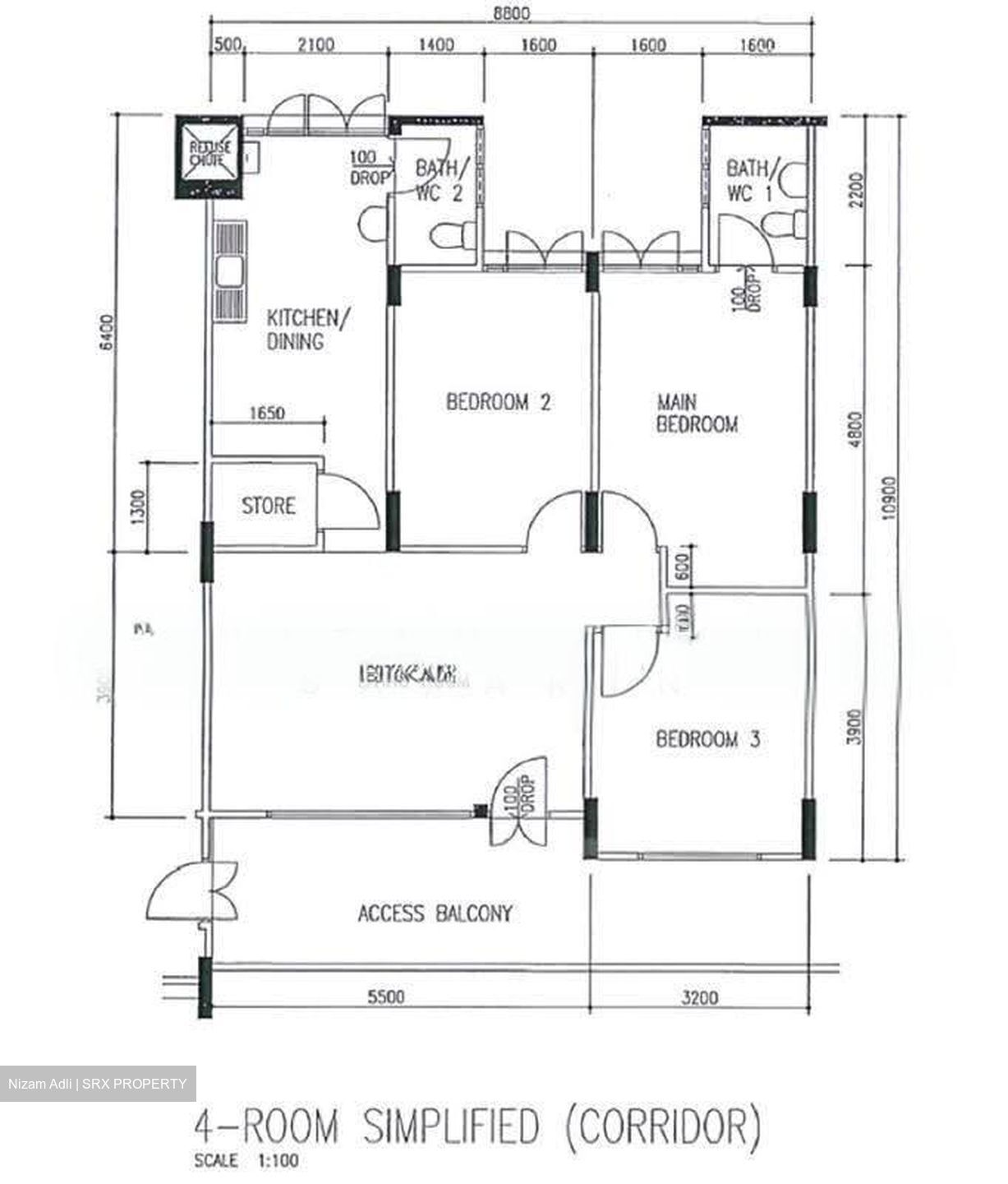 Blk 336 Woodlands Avenue 1 (Woodlands), HDB 4 Rooms #610237871